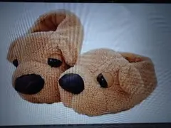 新品犬のスリッパ