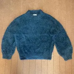 earth ブルーグリーン セーター サイズF