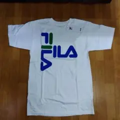 FILA ANTHONY TEE/半袖ロゴプリントTシャツ/白/S