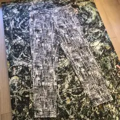 【美品】ビアッジョブルー-Viaggio Blu-総柄テーパードクロップドパンツ