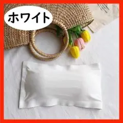 【大人気】チューブトップ ベアトップ 白 カップ付き インナー ノンワイヤー