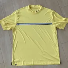 FILAGOLF イエロー ハイネックシャツ ストライプ
