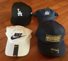 NEW ERA NIKEなど　キャップ　4個まとめ売り
