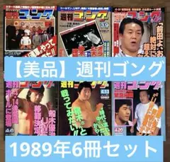 週刊ゴングプロレス1989年6冊 245\246\249\250\251\252