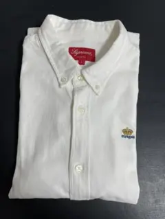 シュプリーム Supreme 長袖シャツ ボタンダウンシャツ 王冠 クラウン L
