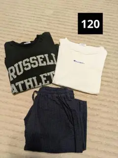【120】quoti use fithハーフパンツ　Tシャツ2枚付きセット