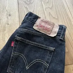 【美品】LEVI'S 501 ブラック W30 先染め