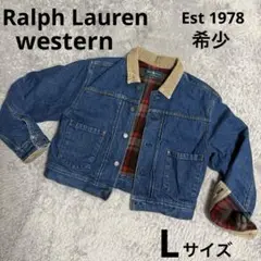 希少 Ralph Lauren western デニムジャケット L 美品 激レア美品◎Polo Western Ralph Laurenデニムジャケット - メルカリ