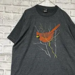 USA製90sヴィンテージTシャツ！シングルステッチ　グレー半袖古着　XL715