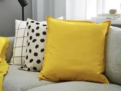 未開封 IKEA GURLI グルリ クッションカバー イエロー 50x50