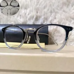 美品 希少 付属品完備 金子眼鏡 跳ね上げ式 AUS-025 度あり