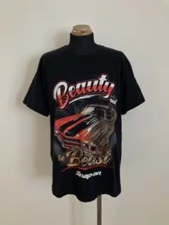 Snap-on Tシャツ 国内XL相当 クラシックアメ車柄 海外スナップオン