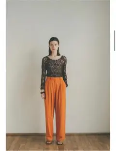 CLANE ベーシックタックパンツ