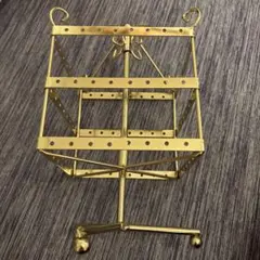 ゴールド⭐︎ステンレス製　アクセサリースタンド