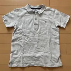 PETIT BATEAU グレー ポロシャツ 8歳用