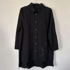 【新品未使用】　シャツ 刺繍付き　レディースシャツ　トップス　ブラウス　シニア
