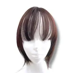 ウィッグ かつら ストレートヘア ナチュラル クリップ ボリュームアップ