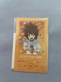 家庭教師ヒットマンREBORN くじ引き堂　購入特典　ミニブロマイド　沢田綱吉