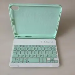 iPad miniケース　ミントグリーン ワイヤレスキーボード 本体