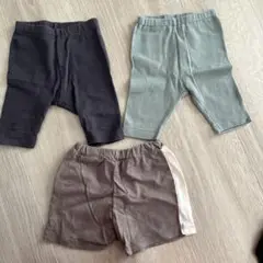 半ズボン・ハーフパンツ 3点セット 70~80