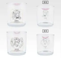 一番くじ 勝利の女神 ニケ NIKKE F賞 グラス 　全2種 セット