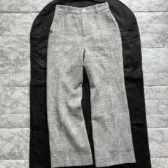 美品◎24SS ANAYI ブッチャーツイードパンツ 金ボタン 定価3.5万