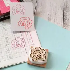 『シマエナガのはなまる』消しゴムはんこ