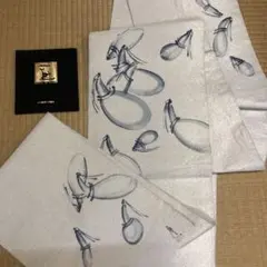 藍墨手描きひょうたん柄つづれ袋帯　正絹　日本藍染文化教会認定書付