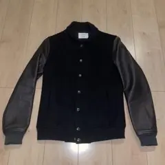 STUDIOUSステュディオス黒×茶スタジャン0 MADE IN JAPAN