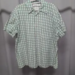 柄シャツ　古着　ビンテージ