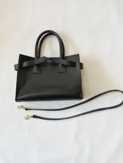 CANDI ブラックレザーハンドバッグ　キャンディ　natsurose 入学式