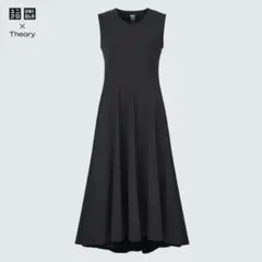 Theory UNIQLO ウルトラストレッチフレアロングワンピース