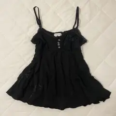00's キャミソール　リボン　ウィッシュコア　バレエコア