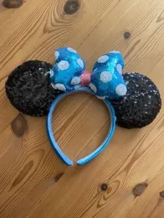 ディズニー カチューシャ ミニー スパンコール