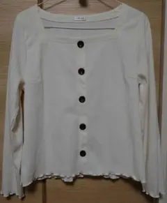 COLZA ホワイト 長袖 Tシャツ L