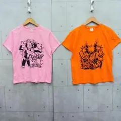 ヒロアカ 4点セット 非売品 限定 Tシャツ ピンク 橙 青 緑 Lサイズ