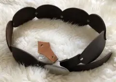 新品未使用☆Vivienne Westwood レザーベルト(焦茶)