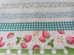 Very Cotton ベリーコットン　シーチングプリント　グリーン系　１ｍ