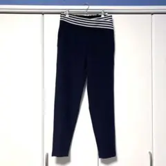 【新品未使用タグなし】ボーダーズアットバルコニー テーパードパンツ 38