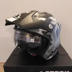ACERBIS Reactive ヘルメット サイズM オフロードヘルメット オフロードヘルメット】ACERBIS X-TRACK 超軽量な輸入ヘルメット