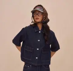 SHEIN 半袖 デニム