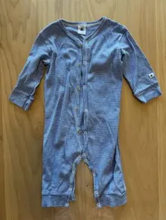 プチバトー　ミラレ足なしロンパース　12ヶ月 74cm