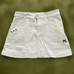 【美品】パーリーゲイツ★レディース★スカート★サイズ1★クリーム