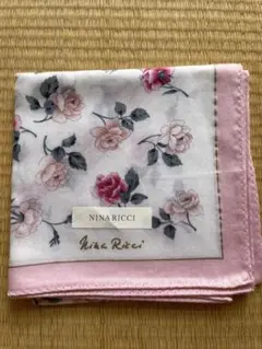 NINA RICCI 花柄 ハンカチ