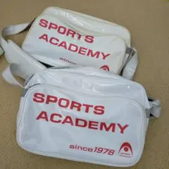 SPORTS ACADEMY プールバッグ ホワイト　スポーツアカデミーバック