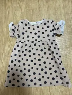 ZARA 水玉模様 半袖ワンピース