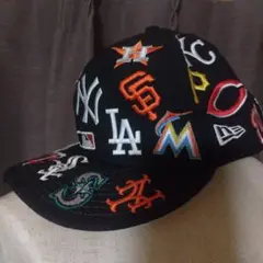 ニューエラ　MLB 総柄　9FIFTY