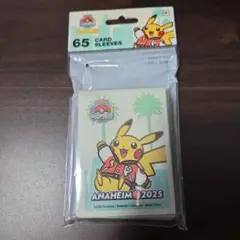 ポケモンカードスリーブ 65枚 ピカチュウ ANAHEIM WCS2025