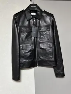 20SS SAINT LAURENT オペラ ウォッシュ レザージャケット 46 SAINT LAURENT(サンローラン) / 20SS/オペラウォッシュレザー