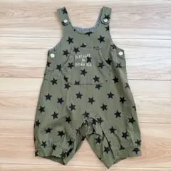 【美品】　BREEZE ブリーズ　サロペット　ベビー　キッズ　星柄　ロンパース